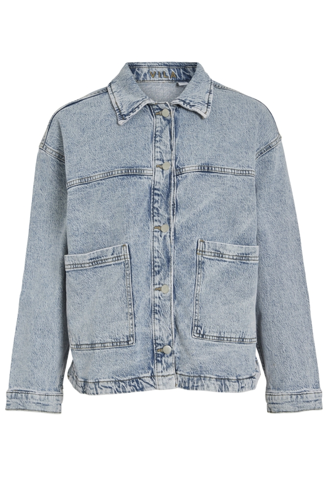 VIJAF L/S DENIM JACKET - NOOS 14108447 Light Blue Denim